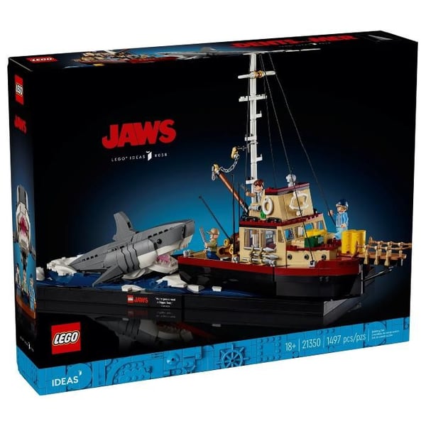 Byggsats - LEGO - 21350 - Hajarnas hav - Orca-båten - Mytisk haj - För vuxna