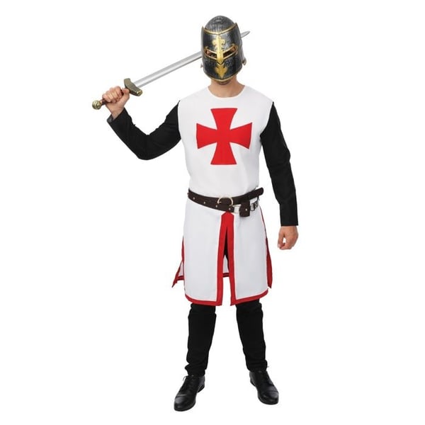 Templarutklädnad - LILLA CLOWN - 24485 - L/XL - vit/röd - Vuxen Templarutklädnad - LILLA CLOWN - 24485 - L/XL - vit/röd - Vuxen