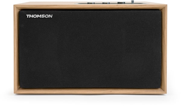 Bluetooth-högtalare - THOMSON - S - Trä och svart - 50W - Portabel - Trådlös