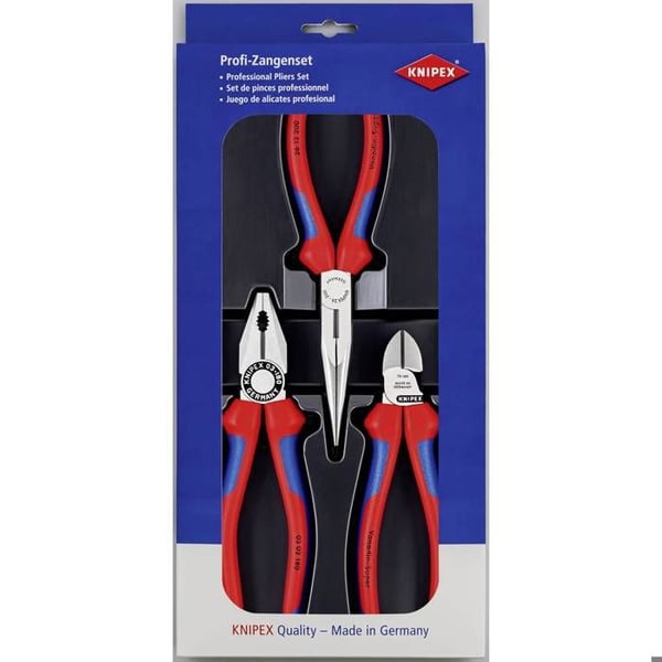 Knipex 00 20 11 til værkstedet Sæt af 3 tang
