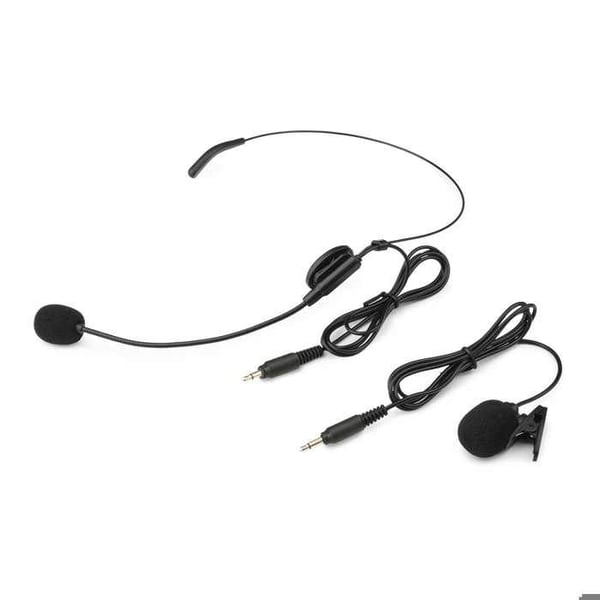 Trådlös mikrofon - VONYX - WM552B - 2x lavaliermikrofoner - 2x headsetmikrofoner - Räckvidd 50m