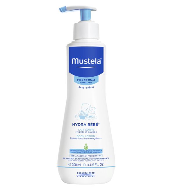 Fuktighetskräm - MUSTELA - Hydra Bébé - 300ml - Hypoallergenisk - För alla hudtyper Fuktighetskräm - MUSTELA - Hydra Bébé - 300ml - Hypoallergenisk - För alla hudtyper