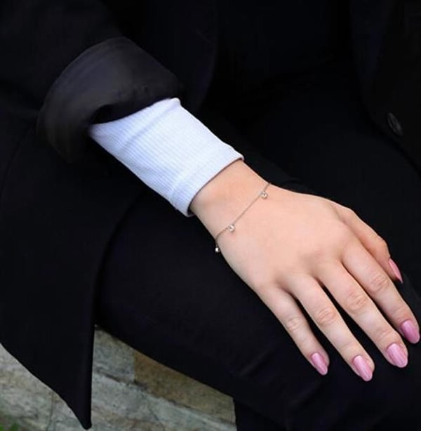 Armband - TOPAGB5/20 - Silver - Topaser - 20 cm
