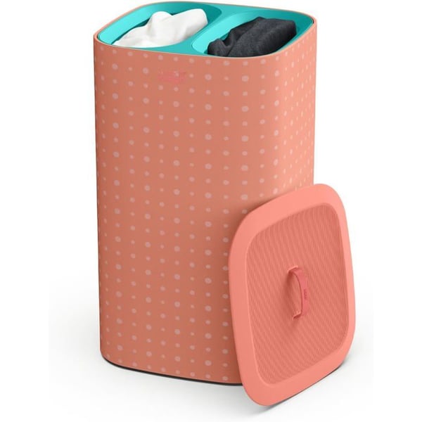 Joseph Joseph Tota Pop 60L tvättsorterare, korall