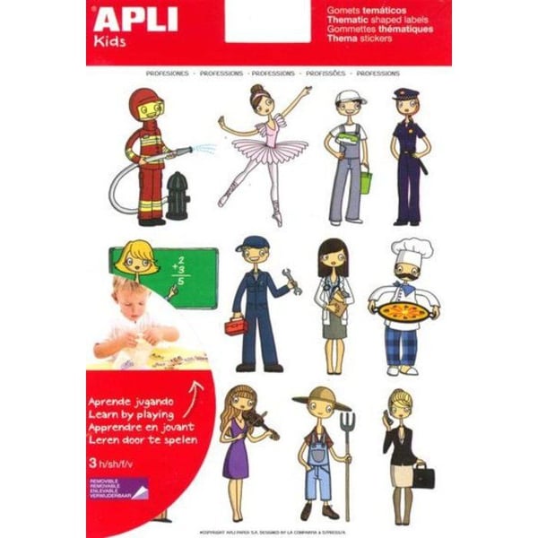 Apli Agipa - Klistermärken yrken x 36