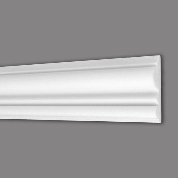 PROVISTON Vägglist 21 x 79 x 2000 mm Polystyren Vit Dekorativ list
