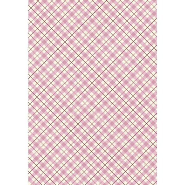 Pappers DecoMaché - RAYHER - 26x37,5cm - 27g/m2 - Rosa och beige - 3 ark