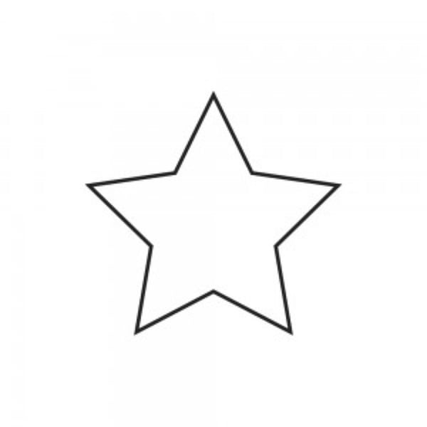 Stenciler - ARTEMIO - Stjärnor - 15 x 15 cm - 12 st - Blandat