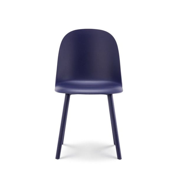 Designstol MILO i petrolblått resin