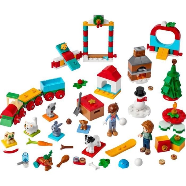 LEGO® Friends - Adventskalender 2023 - 24 presenter inklusive 8 djurfigurer - Julklapp