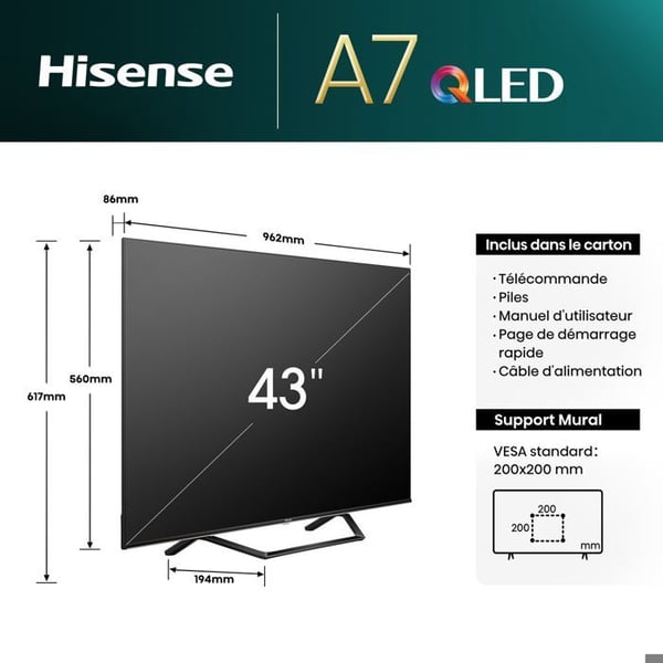 HISENSE Produktmodell: Té