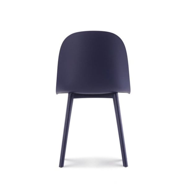 Designstol MILO i petrolblått resin