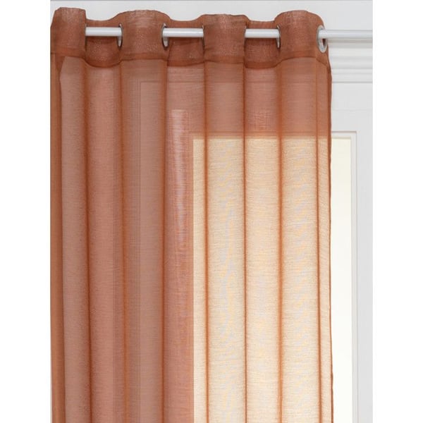 "Moly" avskärmande skir gardin 135 x 240 cm Atmosphera - Terracotta