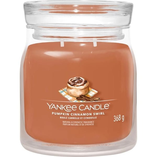 Doftljus - YANKEE - Pumpa Kanel Swirl - 368 g - Sojavax - 2 veker