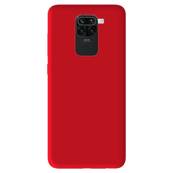 Röd silikonskal - Kompatibel med Xiaomi Redmi Note 9
