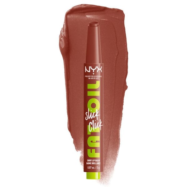 NYX Professional Makeup Shiny Tinted Lip Balm, med fuktgivande oljor, långvarig återfuktning, lätt formel, vegan,