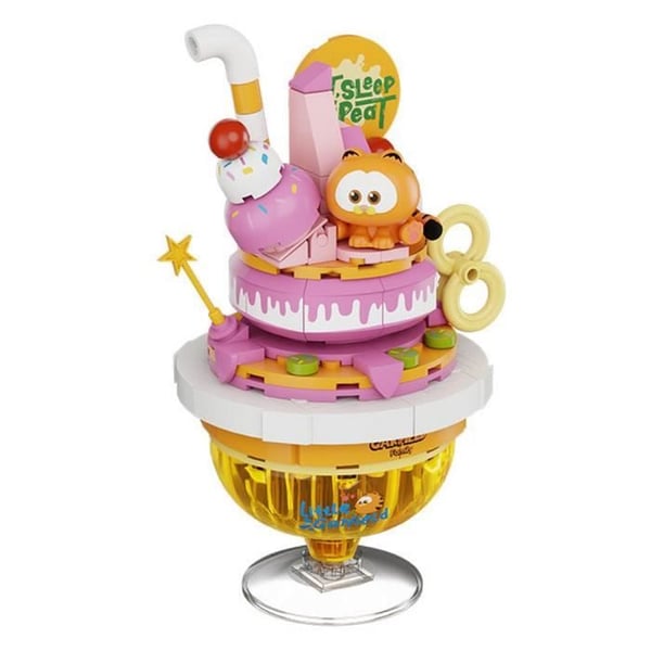 Figurer - Fantasihjärtan Garfield - Byggsats - 146 delar - Höjd 15cm - Från 6 år