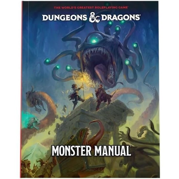 Manuel över monster Dungeons Dragons RPG Monster Manual Hårda omslag 2024