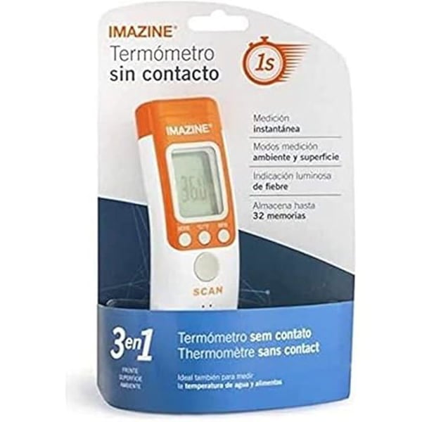 IR-termometer - IMAZINE - Frente-oïde - Svart - Snabb precision - Standard
