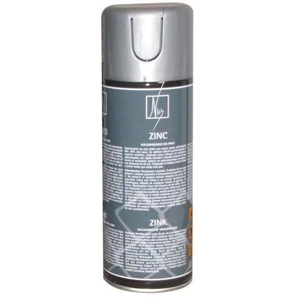 Sprayfärg - PINTY - zinkrik primer - grå matt - 400 mL - korrosionsskyddande
