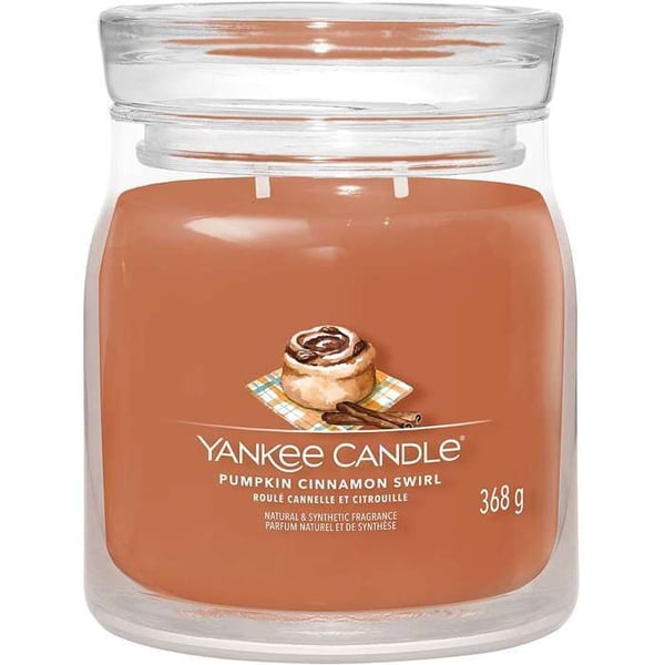 Doftljus - YANKEE - Pumpa Kanel Swirl - 368 g - Sojavax - 2 veker
