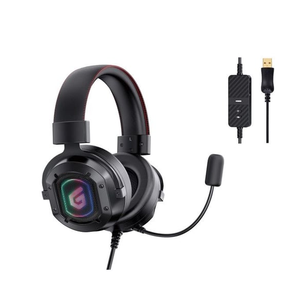 Hörlurar - Conceptronic - ATHAN02B - 7.1 Kanaler - Över örat - USB-A - Svart