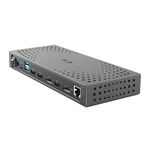 USB 3.0/USB-C dock - I-Tec - Thunderbolt 3x 4K Gen 2 - Strömförsörjning 100W - Svart - One size