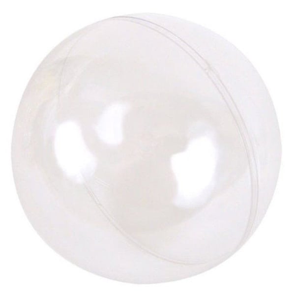 Festdekoration - FESTENS JÄTTE - Plastboll 14 cm - Transparent - Rund - Att ställa ner