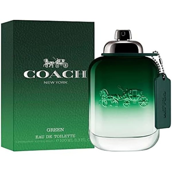 Eau de Toilette - Coach Green För Män - 100ml - Fräsch parfym - Citrus - Aromatisk