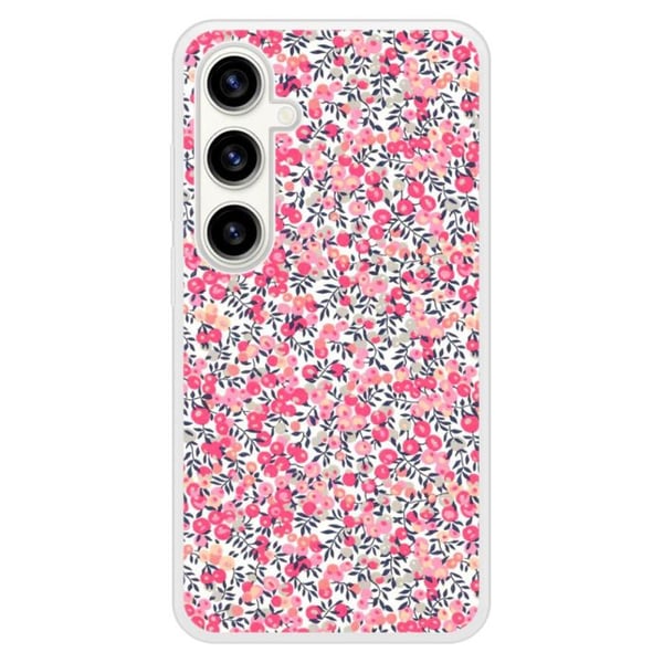 Coque i förstärkt silikon med tryck, kompatibel med Samsung Galaxy S23 FE Liberty Wiltshire Rose