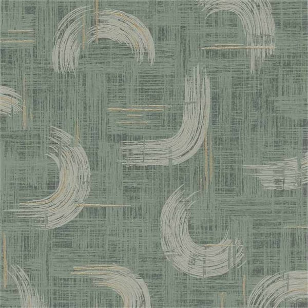 non-woven tapet 429053 grafisk tapet 53 x 1005 cm Rasch Selection grön