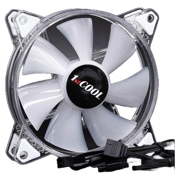 Fläkt - 1STCOOL - F12-AURA-EVO-CR - 120mm - ARGB - 30000 timmar livstid Fläkt - 1STCOOL - F12-AURA-EVO-CR - 120mm - ARGB - 30000 timmar livstid