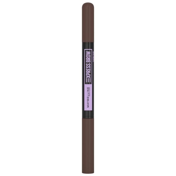 Ögonbrynspenna - Maybelline New York - N°04 Mörk Brun - Duo Penn + Puder - Långvarig Hållbarhet