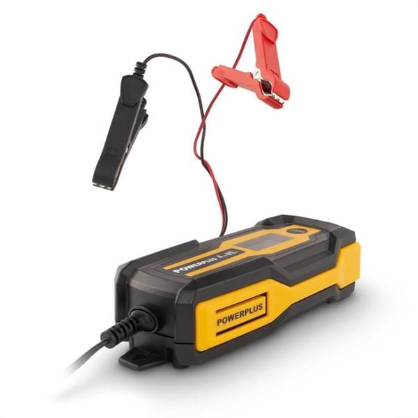 Powerplus Intelligent Bil Laddare POWX4203 - Batteriladdare 12V - 3 till 120 Ah - Vinterläge och Underhållsladdning