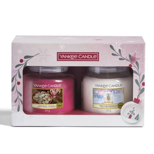 Doftljusset – Yankee Candle – 2 medelstora burkar – Snow Globe Wonderland Edition