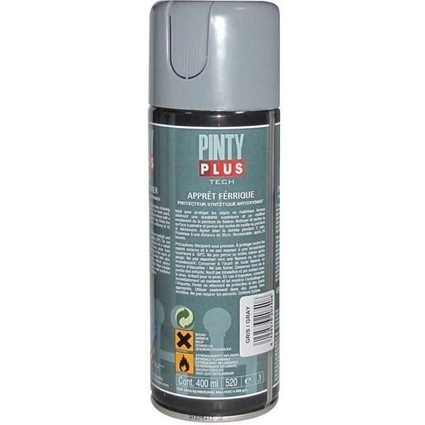 Järnfärgad primerspray 400 ml grå
