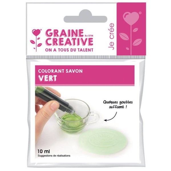 Graine Créative - Flytande färgämne för tvål Grön 10 ml