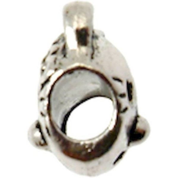 MégaCréa - Metallpärla stort hål 12 mm Katt