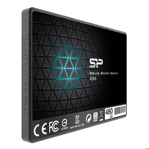SILICON POWER SSD - SATAIII (TLC) - S55 - 480 GB - 7 mm 2,5" ingångsnivå