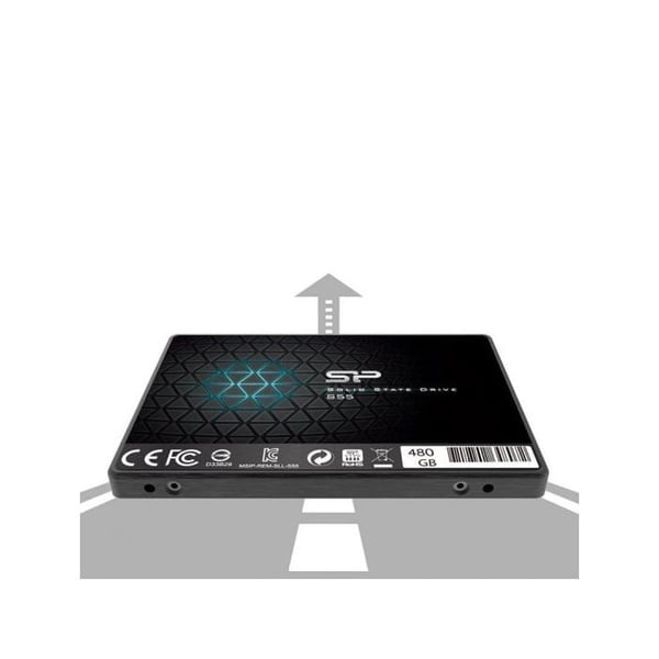 SILICON POWER SSD - SATAIII (TLC) - S55 - 480 GB - 7 mm 2,5" ingångsnivå