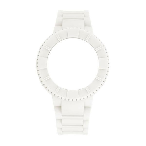 Armband - WATX & COLORS - COWA1050 - Silikon - Vit - Kompatibel M (43 mm)