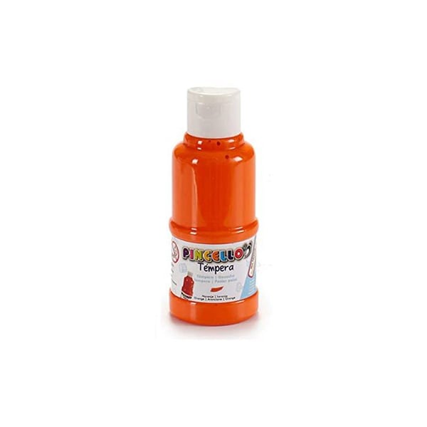 Gouache - Pensel - Orange - 120 ml - 4,5x4,5x11,5 cm - Vätska - Flerfärgad - För plast