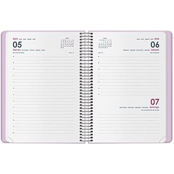 Agenda - DOHE - 2024 - 336 sidor - Hård pärm - Mellanformat 12,5 x 18 cm