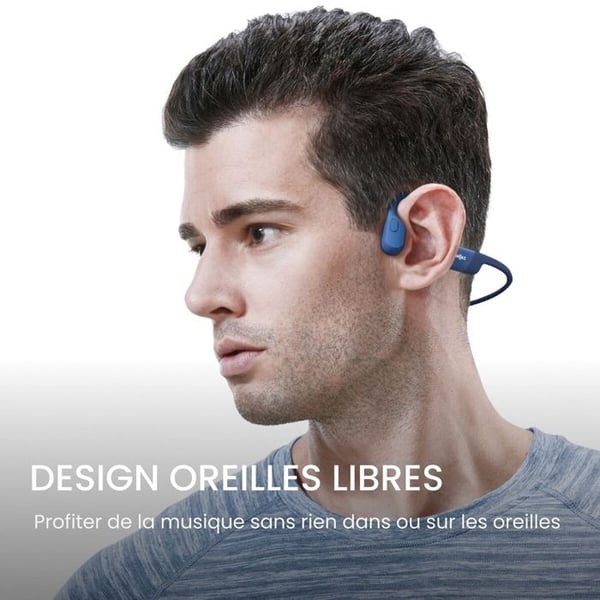 Hörlurar Shokz BENBONELED OPENRUN USB-C BLÅ