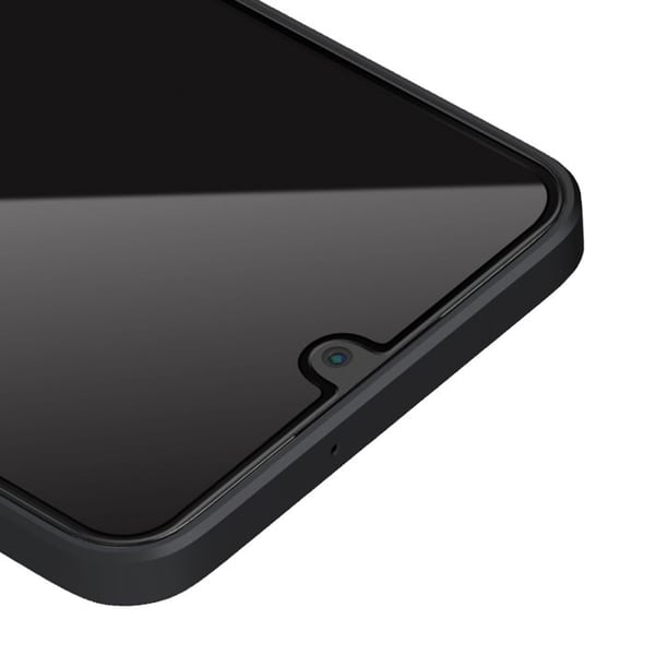 Organiskt glas för Galaxy A16 / A17 / A26 Stöttålig Certifierad GRS Force Glass Svart transparent