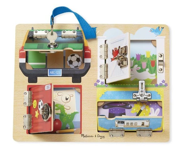 Melissa & Doug - Låse- og låsebræt