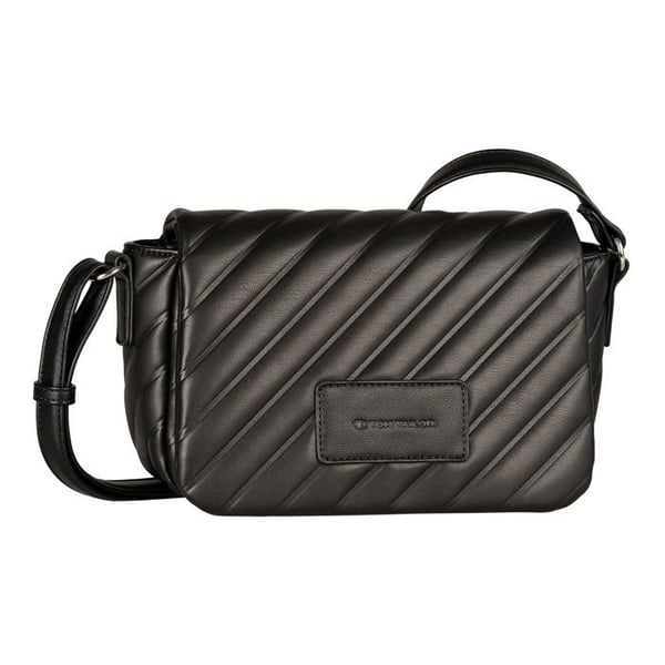 Axelväska med rem - TOM TAILOR - Mirela Flap Bag Top Zip - Svart - 25x16x8 cm - 385 g