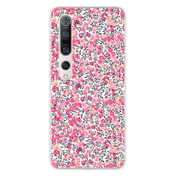 1001Coques - Silikonfodral kompatibelt med Xiaomi Mi 10 Mi 10 Pro - Liberty Wiltshire Rose-mönster - Originaldesign tryckt i Frankrike