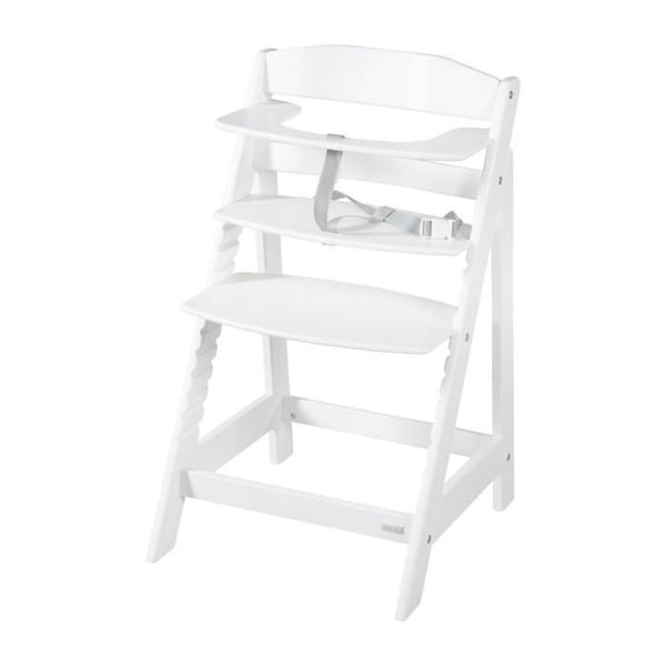 ROBA Sit Up Flex Convertible Barnstol - Användbar upp till tonårsstol - White Wood