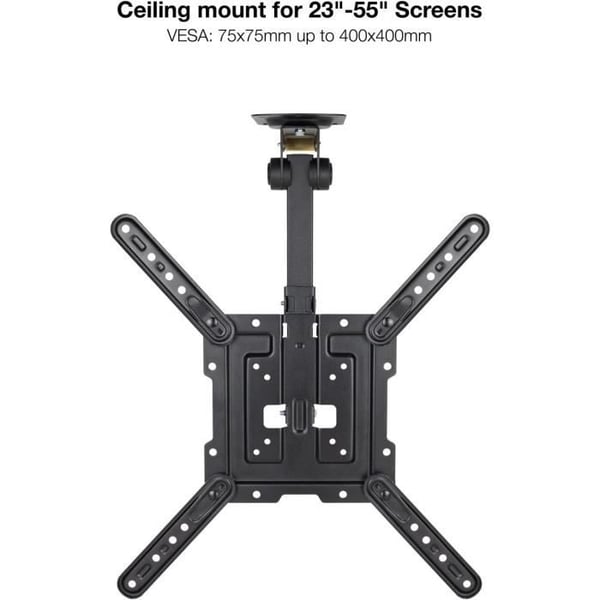 Support tak - TOOQ - LPCE1123TSLI-B - 23-55 tum - VESA 400x400 mm - Svart